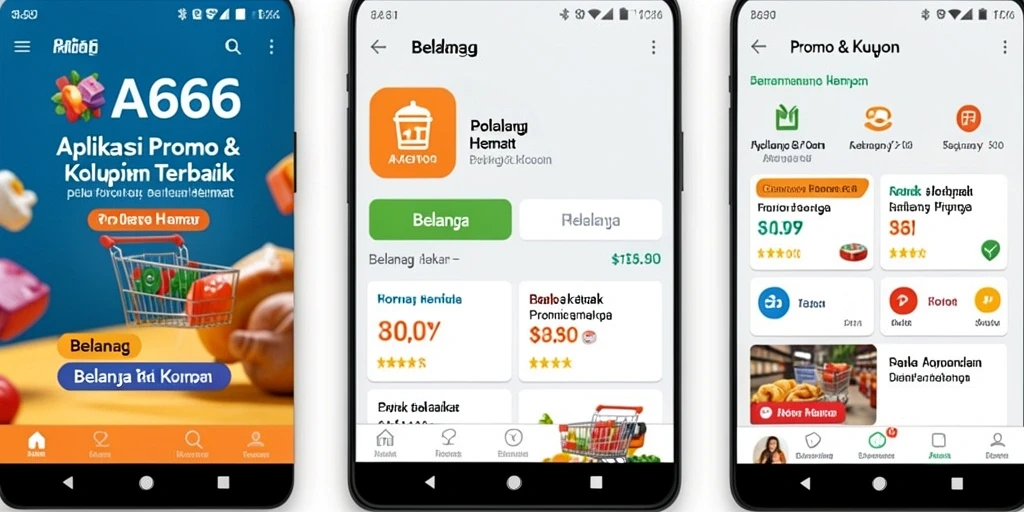 Tampilan utama aplikasi AA666 dengan berbagai kupon menarik.