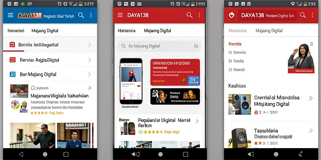 Antarmuka aplikasi DAYA138 yang informatif dan menarik.