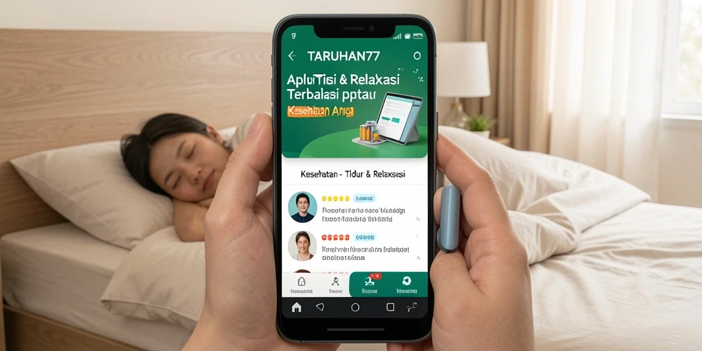 Antarmuka user-friendly TARUHAN77 dengan fitur relaksasi yang bermanfaat.